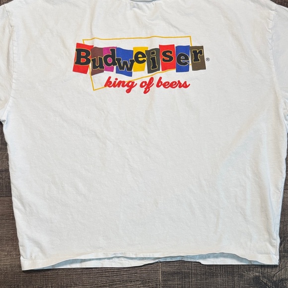 ASOS White Budweiser King 👑 Of Beers Graphic Tee - Picture 4 of 9